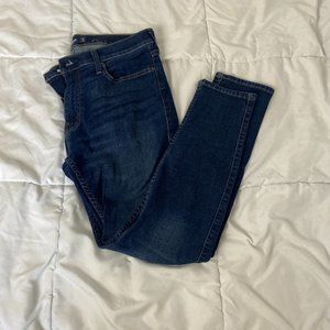 Men' s Hollister Indigo/Navy Skinny Jeans 34 x 30